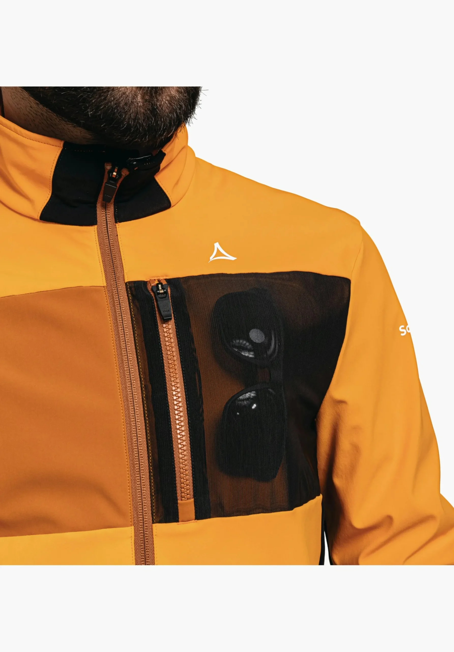 Bike<SCHÖFFEL Bike Bike softshell jacket in a material mix