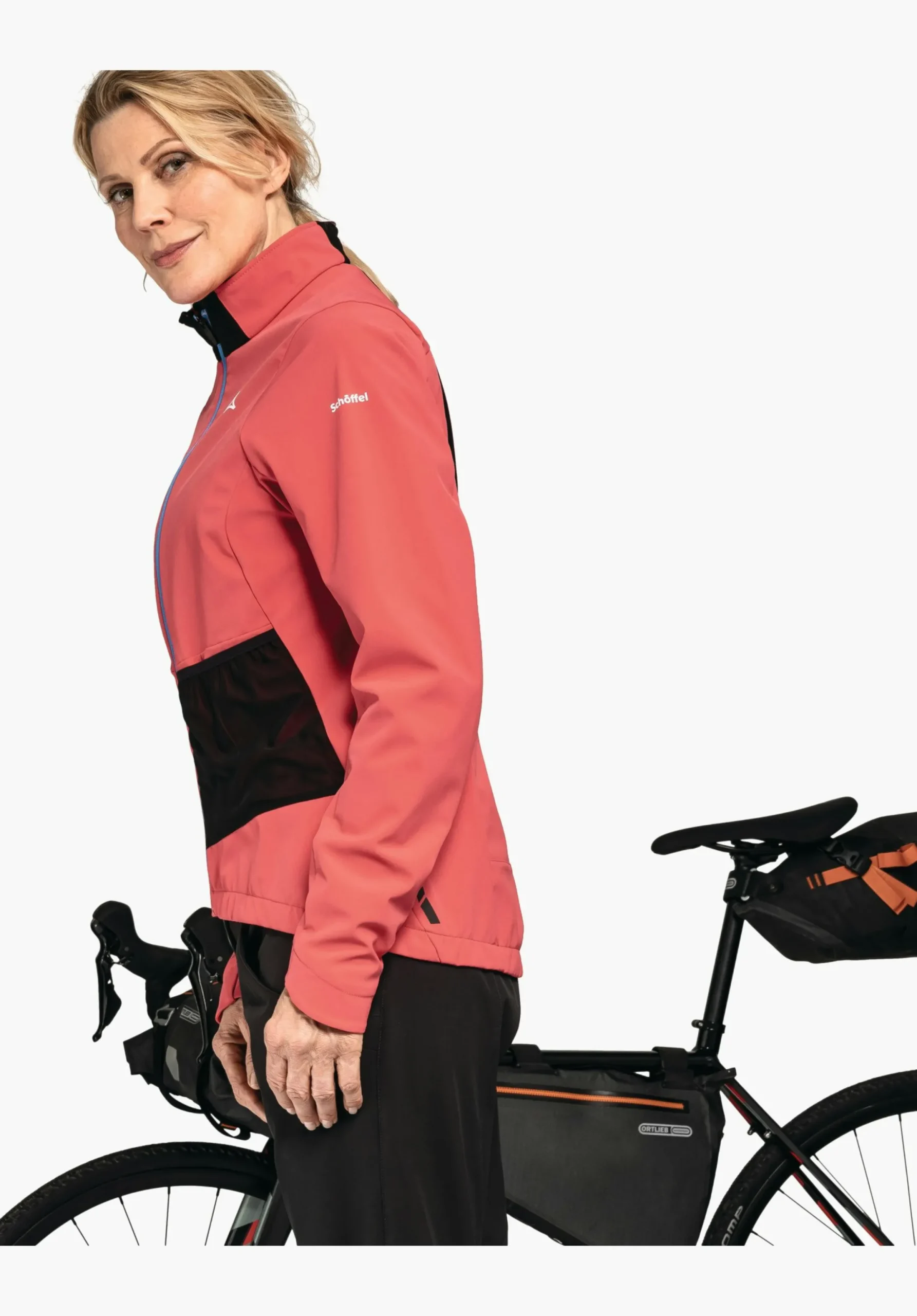 Bike<SCHÖFFEL Bike Bike softshell jacket in a material mix