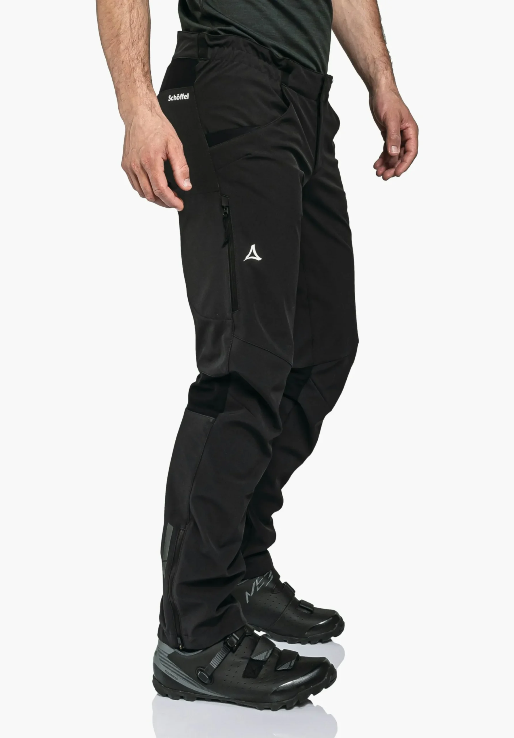 Pants Long|Bike<SCHÖFFEL Pants Long|Bike Bike softshell pants in a material mix