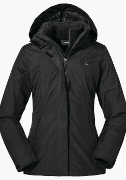 Double Jackets|Trek & Hike<SCHÖFFEL Double Jackets|Trek & Hike 3in1 hiking jacket with zip-out fleece