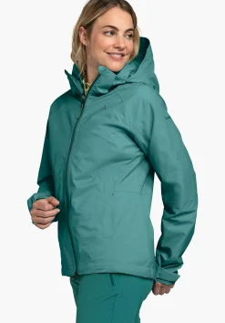 Trek & Hike|Outdoor Jackets<SCHÖFFEL Trek & Hike|Outdoor Jackets Stretchy rain jacket with pack-away bag