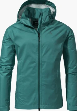 Trek & Hike|Outdoor Jackets<SCHÖFFEL Trek & Hike|Outdoor Jackets Stretchy rain jacket with pack-away bag