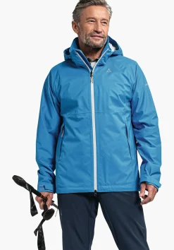 Trek & Hike|Outdoor Jackets<SCHÖFFEL Trek & Hike|Outdoor Jackets Stretchy rain jacket with pack-away bag