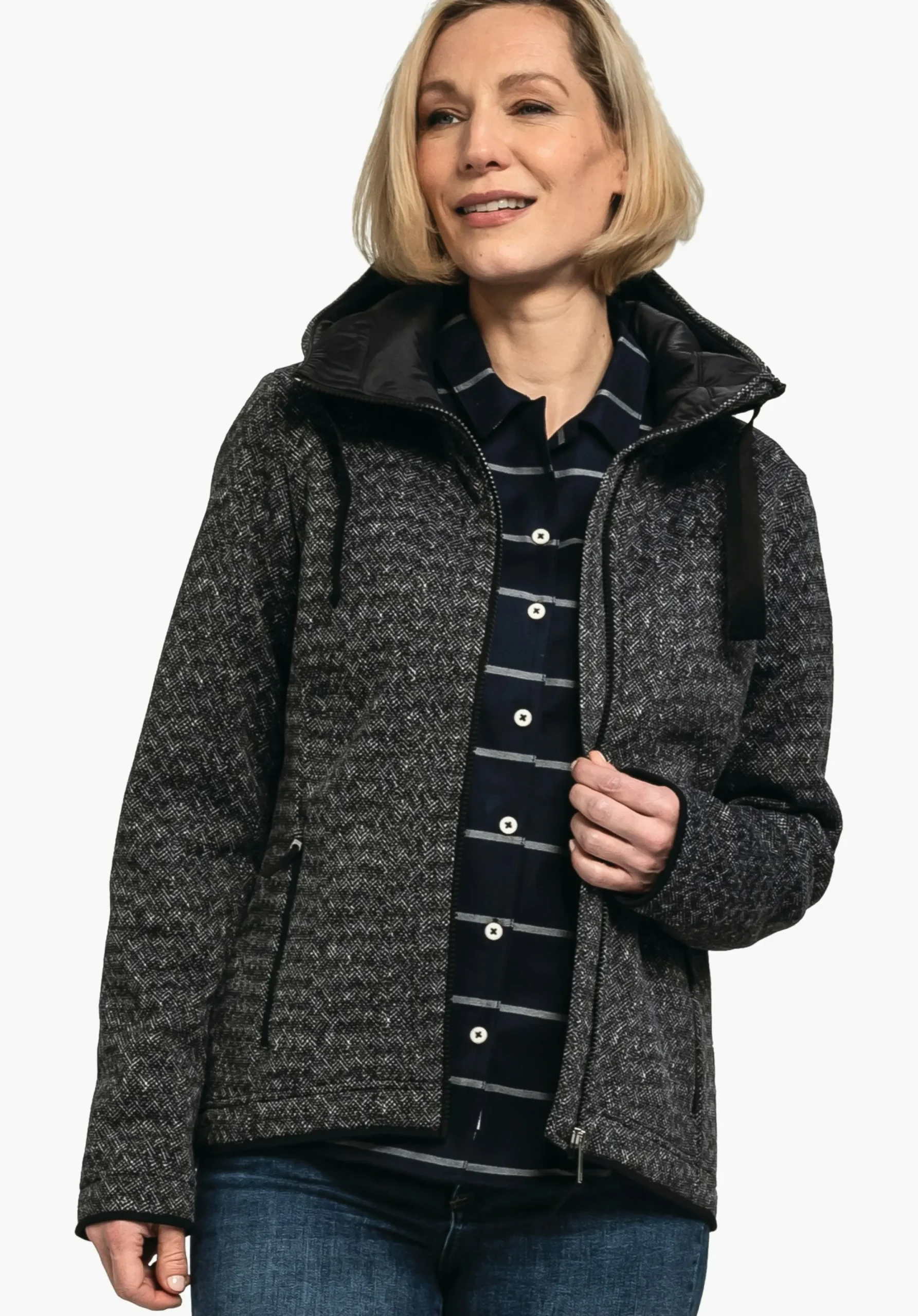 Travel/Leisure<SCHÖFFEL Travel/Leisure Very warm fleece-mix hoody