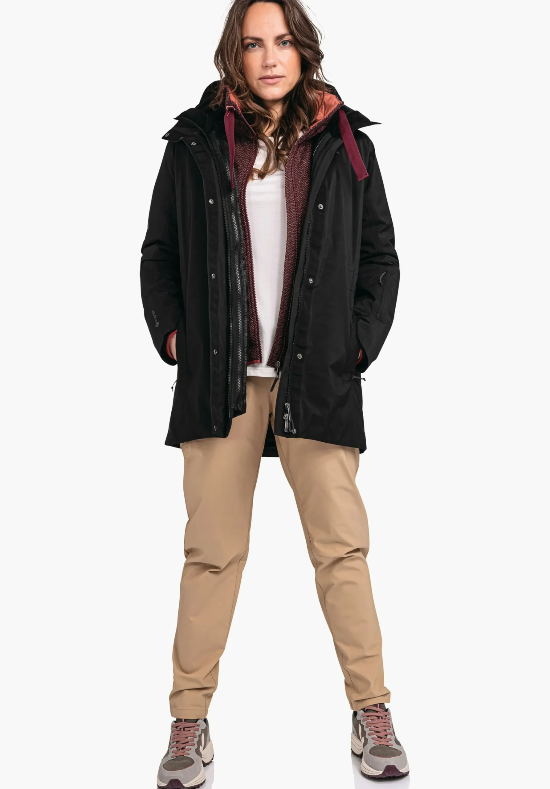 Travel/Leisure|Double Jackets<SCHÖFFEL Travel/Leisure|Double Jackets Waterproof and fashionable 3in1 parka